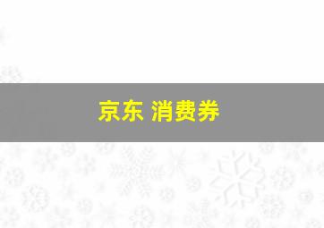 京东 消费券